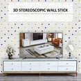 thumbnail image 3 of 10PCS Stereo 3D Wall Foam Panel Roof Self-adhesive Wallpaper Home Decor Living Room Decor 35*35CM, 3 of 5