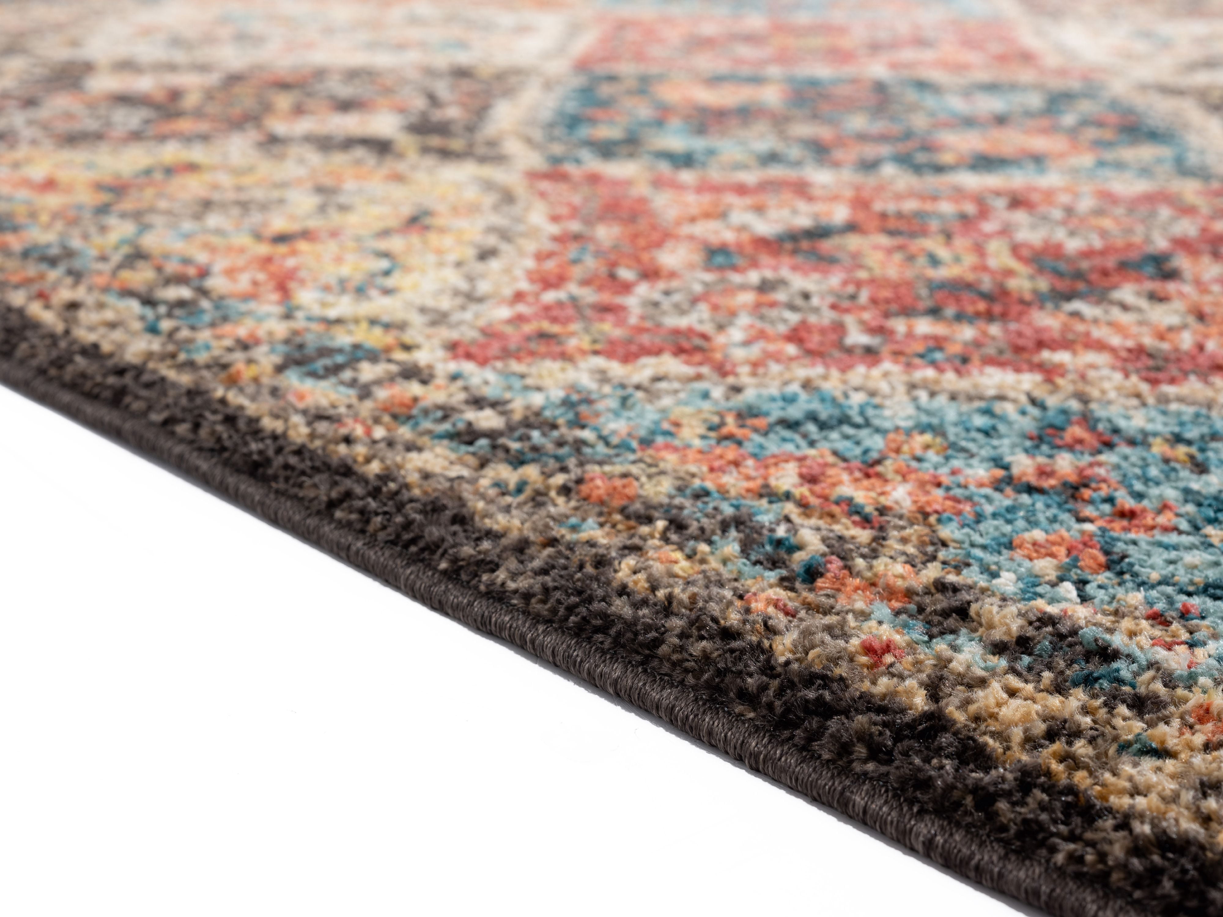 United Weavers Storybrooke Eden Trellis Multi Woven Olefin/Frieze Area Rug or Runner