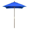 thumbnail image 2 of California Umbrella 6' Grove Series Patio Umbrella With Wood Pole Hardwood Ribs  Push Lift With Sunbrella 1A Forest Green Fabric, 2 of 3