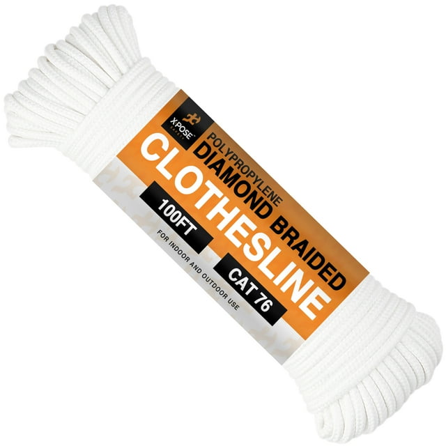 Diamond Braided Clothesline Rope 100 Ft Rope Diamond Braid