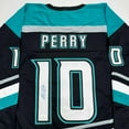 thumbnail image 2 of Autographed/Signed Corey Perry Anaheim Black Retro Hockey Jersey JSA COA, 2 of 4