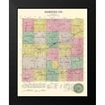 thumbnail image 2 of Everts 20x24 Black Modern Framed Museum Art Print Titled - Norton Kansas - Everts 1887, 2 of 5