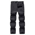 thumbnail image 4 of Brglopf Mens Hiking Pants Convertible Zip Off Shorts Outdoor Quick Dry Breathable Lightweight Fishing Camping Travel Cargo Pants Trouser(Black,3XL), 4 of 5
