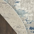 thumbnail image 5 of Nourison Concerto Distressed Ivory Grey Blue 7’10” x Round Area Rug (7 Round), 5 of 8