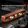 thumbnail image 3 of Wooden Bluetooth Speakers Portable Sound Bar HiFi Stereo Card Home Computer Desktop Wireless Sound FM Radio Subwoofer, 3 of 5