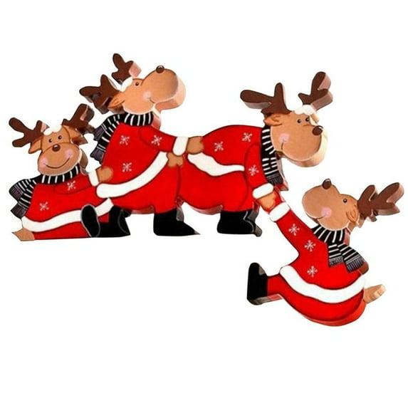 Christmas Centerpiece Sign Merry Christmas Home Decor Table Decorations Xmas Wooden Ornament for Winter Christmas Dinner Party Holiday Coffee Table