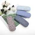 thumbnail image 5 of Unique Bargains 1 Pc Vintage Pattern EyeGlasses Case Durable Eyeglasses Storage Navy Blue, 5 of 5