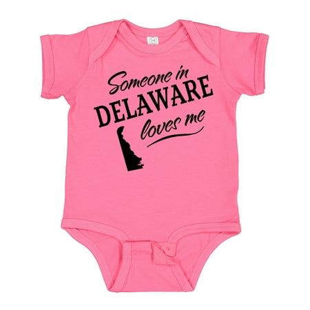 

Inktastic Someone in Delaware Loves Me Gift Baby Boy or Baby Girl Bodysuit