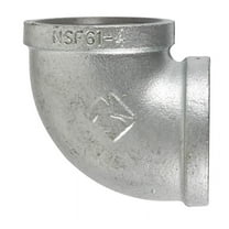 Pipe Fittings, Galvanized Street Elbow, 90 Degree, 3/8", B & K, 510-002HN