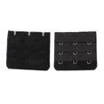 thumbnail image 4 of 5 Pieces 3 Hooks Ladies Bra Extender Bra Extension Strapless Underar Strap Black, 4 of 8
