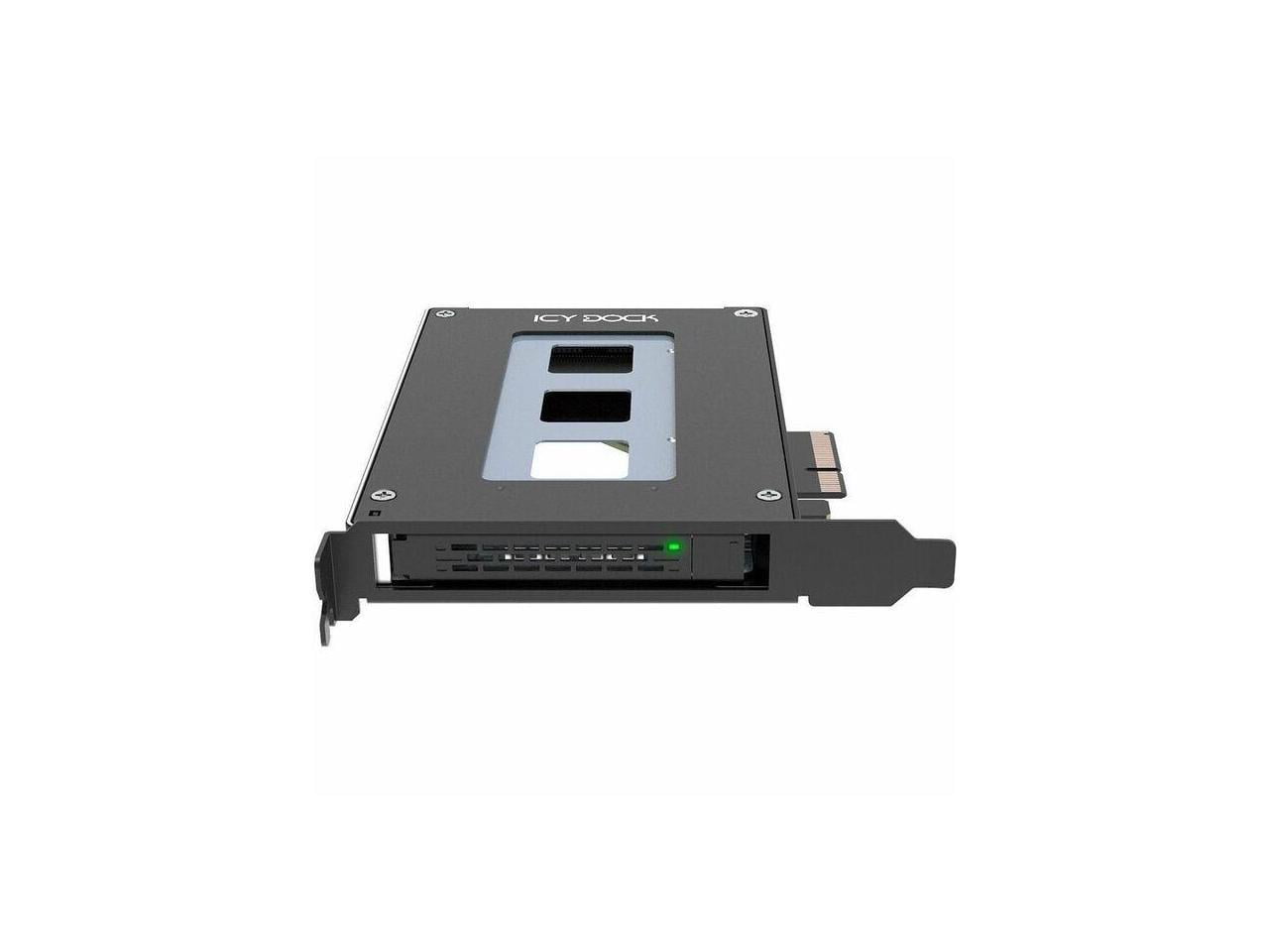Icy Dock MB111VP-B Tougharmor Mb111vp-b U.2 / U.3 Encl Nvme Ssd Enclosure For Pcie Slot