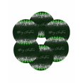 thumbnail image 7 of 13 Inch Round Placemats Set of 6, Merry Christmas Non Slip Heat Insulation PP Table Mats, Winter Holiday Xmas Snowflake Green Plaid Washable Place Mats for Kitchen Dining Party Table Decor, 7 of 7