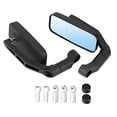 thumbnail image 2 of 2pcs Motorcycle Modified , 2pcs Motorcycle Modified Aluminum Rearview Anti Glaring Reverse Side MirrorsSnakeskin, 2 of 7