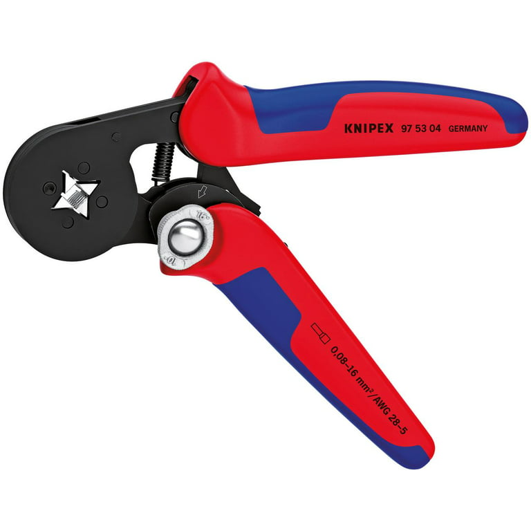 KNIPEX Tools 97 04 Self-Adjusting Crimping Pliers for End Sleeves - Walmart.com