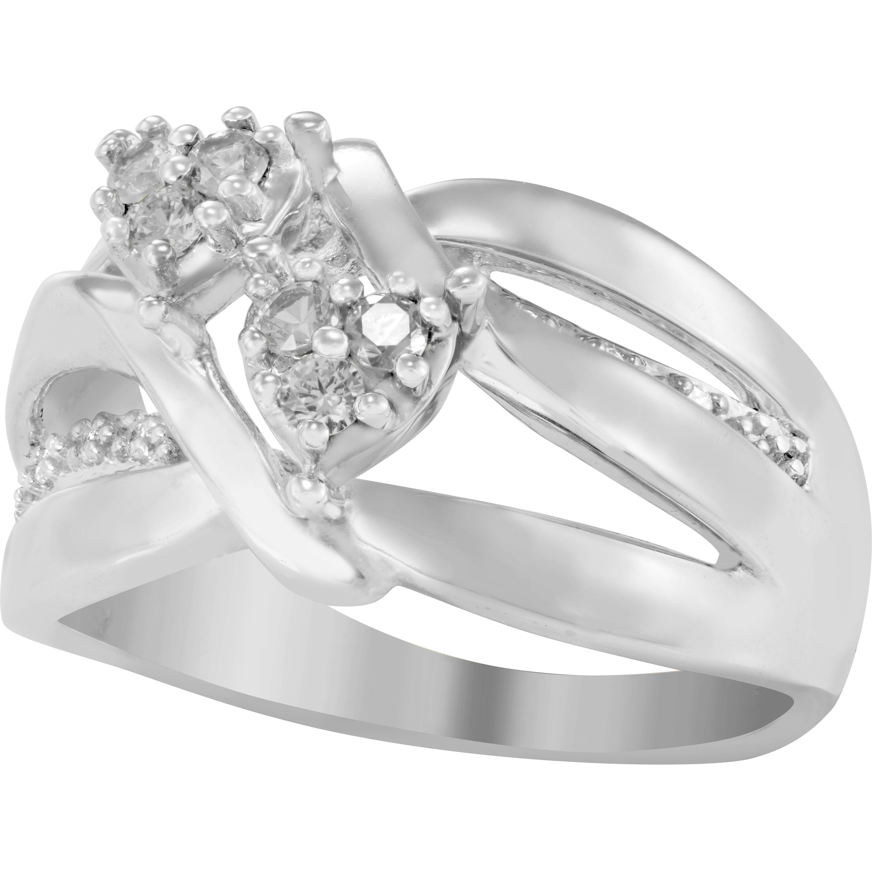 Keepsake Personalized Family Jewelry Sunny Birthstone Women's Ring available in Sterling Silver, 10k Gold Over Silver, and 10k Yellow and White Gold