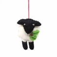 thumbnail image 1 of Hand Felted Christmas Ornament Sheep Global Groove (H), 1 of 2