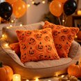 thumbnail image 5 of Halloween Pillow Covers 18x18 inch Throw Pillow Cases Soft Plush Faux Fur Wool Couch Cushion Case for Chair Sofa Bedroom Living Room Home Decor, 5 of 9