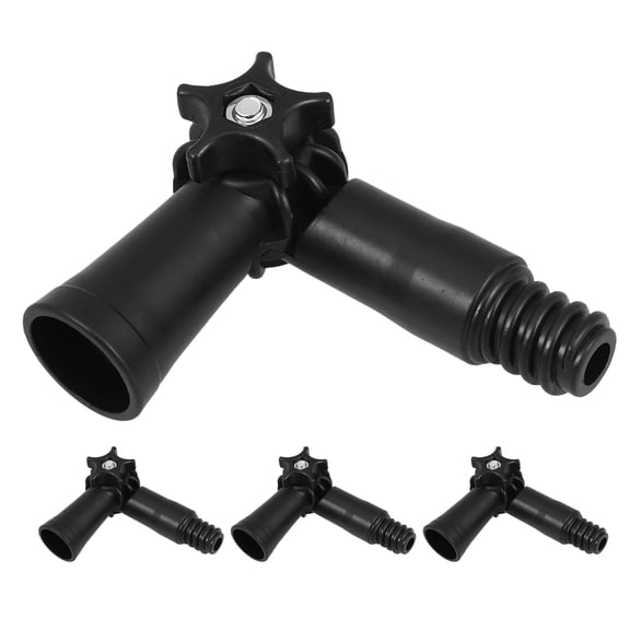 LOLIPPYY 4-Pack Rotatable Cleaning Pole Connectors with Threaded Joints for Window, Gutter, Outdoor Cleaning Tools