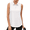 White, variant on Rosvigor Workout Tank Tops for Women V Neck Golf Polo Shirts Loose Fit Summer Sleeveless Athletic Tops