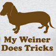 thumbnail image 3 of CafePress - My Weiner Does Tricks T Shirt - Men's Classic Graphic T-Shirt, 3 of 4