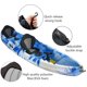 thumbnail image 2 of Asiento para Tabla Remo Acolchado Ajustable Kayak Con Respaldo (gris), 2 of 4
