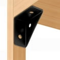 thumbnail image 3 of Thicken L-Shaped Corner Brackets,Heavy-duty Steel Angle Bracket,90 °   Right Angle Support,Durable Furniture Reinforcement Bracket, 3 of 10