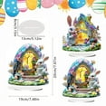 thumbnail image 4 of Easter Decorations Clearance! Easter Ornament Easter 2D Flat Acrylic Decorations Easter Eggs Bunny Desktop Decor Ornament Crafts Easter Cute Ornament Glass Room Acrylic Desktop Decoration Ornamen, 4 of 8