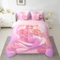 thumbnail image 2 of Manfei Kawaii Mermaid 7-Piece Bedding Comforter Set,Dreamy Princess King Bedding Sets,Ocean Sea Ultra Soft Bed Sheets,Super Cozy Cartoon Room Decor,Reversible, 2 of 8