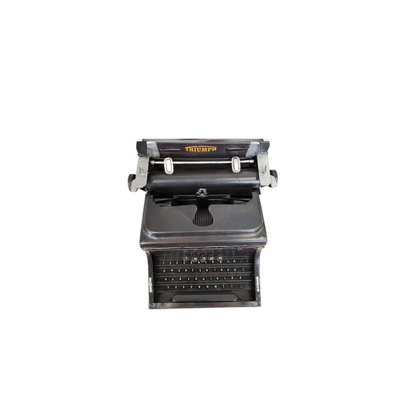 1945 Triumph German Typewriter Handmade Metal by Xoticbrands - Veronese Size (Small)