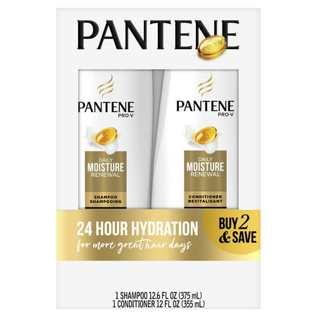 Pantene Pro-V Daily Moisture Renewal Shampoo and Conditioner (Best Shampoo And Conditioner For Biracial Hair)
