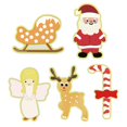 thumbnail image 1 of Coxeer Ensemble de Coupe-Cookies Mignon en Acier Inoxydable pour Biscuits pour Noël, 1 of 10