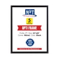 thumbnail image 2 of M&T Displays Opti Snap Poster Frame 22x28 Black Aluminum Wall Mounting Document Sign Holder (5 pack), 2 of 7