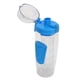 thumbnail image 5 of Botella de agua con infusor de frutas con agarre antideslizante y tapa abatible Botellas de agua con infusión para mujeres y hombres Botella de infusión de agua a prueba de fugas Azul, 5 of 10