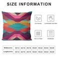 thumbnail image 5 of Qinduosi of Throw Pillow Covers South Red Home Cultural Geometric Hue Country Decorative Pillow Cases Home Decor Square Pillowcases White, 5 of 5