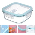 thumbnail image 3 of 1Pcs Single-layer Glass Square Bowl Heat-resistant Storage Container For General Users In Kitchen, 3 of 8