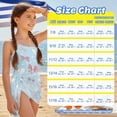 thumbnail image 6 of SEANATIVE Girls One-Piece Swimsuits with Mesh Cover-up Skirt One-Piece Bathing Suits Back Cutout Stylish Stretch Swimwear for Kids Teenagers, Size 9-10, Pink Bow Pattern Blue, 6 of 7