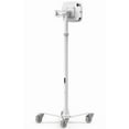 thumbnail image 3 of iPad 10th-11th (A16) Gen Space Enclosure Medical Rolling Cart Extended White, 3 of 5