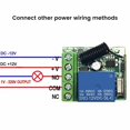 thumbnail image 5 of 3X Receptor de Interruptor Inalámbrico RF de 433 Mhz CC 12V Módulo Receptor de Relé único con 2 Piezas Control Remoto Inalámbrico Universal, 5 of 5