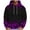 Purple, variant on Fashion 3D Flame Pattern Print Long Sleeve Hooded Sweatshirts for Men Big and Tall Regular Fit Casual Drawstring Graphic Hoodie Outwear Coat Tops with Pocket Purple XXXL