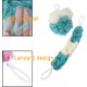thumbnail image 3 of 4 esponjas exfoliantes para baño de ducha, esponja de baño suave, cómoda esponja de lufa de malla fina para mujeres y hombres JM, 3 of 5