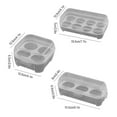 thumbnail image 6 of Portable Egg Storage Box Shockproof Egg Carrier Container With Locks Outdoor Plastic Camping Egg Holder Case for Picnic, Camping and Hiking O8A8, 6 of 7