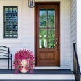 thumbnail image 7 of Artificial Fall Hanging Flowers for Decoration, 2pcs Long Vine Fake Flowers Plants Morning Glory, Realistic Faux Petunias for Planter Patio Porch Garden Autumn Outdoors Dec, Orange Red, 7 of 7