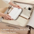 thumbnail image 5 of Samovi Foldable Wipe Warmer, Portable Wet Wipe Warmer with LED Display, 3 Temperature Settings, Intelligent Constant Temperature, USB Charging Wet Towel Dispenser for Camping Car Travel, White, 5 of 7