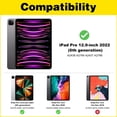 thumbnail image 2 of Protector de pantalla ProCase para iPad Pro 12,9" de 6.ª, 5.ª y 4.ª generación, 2 of 8