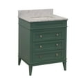 thumbnail image 4 of Eleanor 30" Bathroom Vanity with Sage Green Cabinet and Carrara Marble Top, 4 of 5