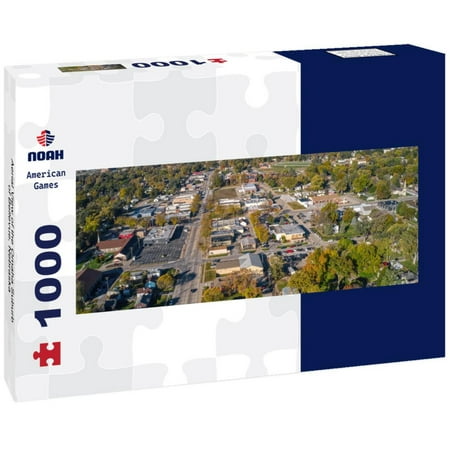 Aerial View of the Omaha Suburb of Bellevue, Nebraska 1000pc Panoramic Puzzle