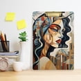 thumbnail image 6 of Women in Brown Acrylic Clipboards 12 x 9 Inch A4 Size with Low Profile Clip Hanging Clipboard for Classroom School Office, 6 of 8