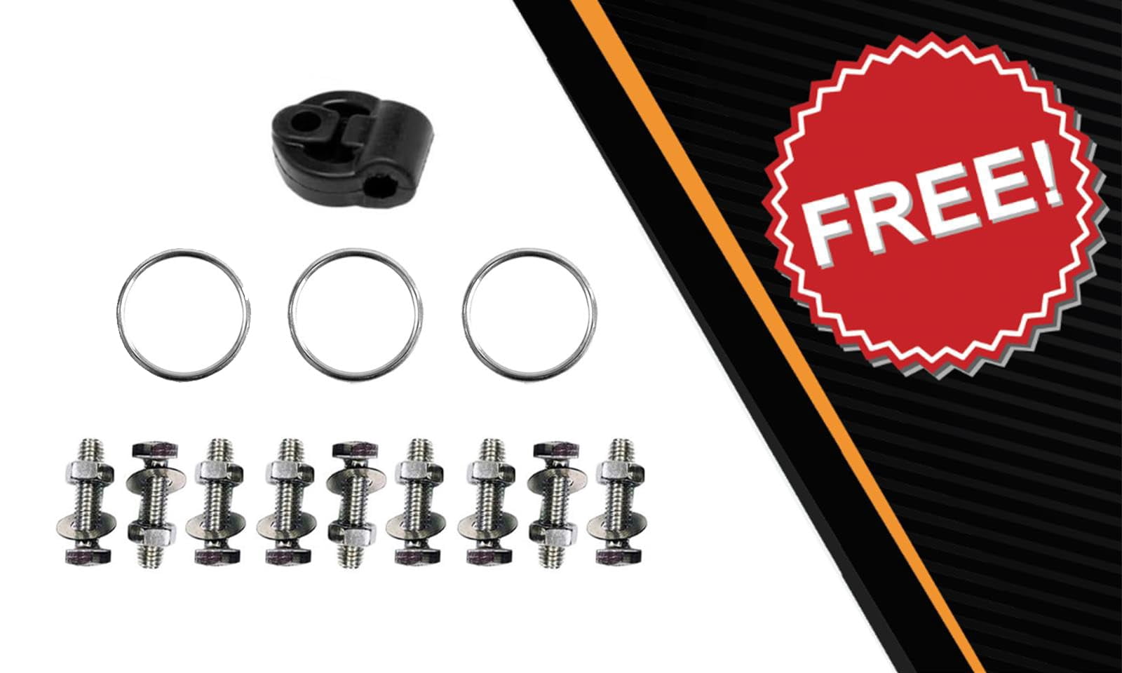 Northeastern Exhaust | Stainless Steel Front Flex Pipe Fits 2009–2011 Honda Pilot 3.5L SUV – Direct Fit | Free Gaskets Included
