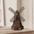 thumbnail image 6 of CxhicLuv Resin Windmill Christmas Ornament, Colorful Desk & Office Decorations, Happy Holiday Decorations for Living Room & Bookshelf, Cute Money Box Gift for Christmas Party Décor, 6 of 6