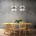 thumbnail image 2 of Designers Fountain Hollywood Hills Matte Black 3 Light Pendant, D209M-14P-MB, 2 of 4